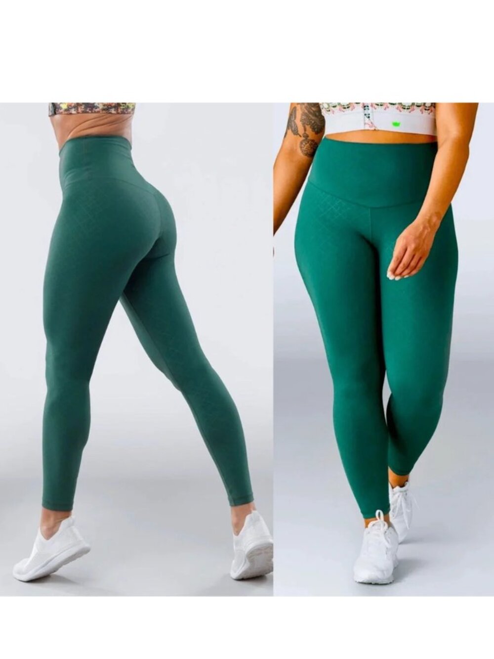 SHEFIT | Green Boss Leggings (High Rise 7/8 Compression) | Size XSmall